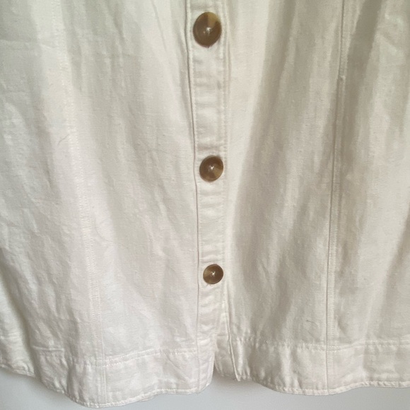 Pilcro Scoop-Neck Ruffle-Sleeve
Buttondown Dress NWOT - Picture 3 of 7